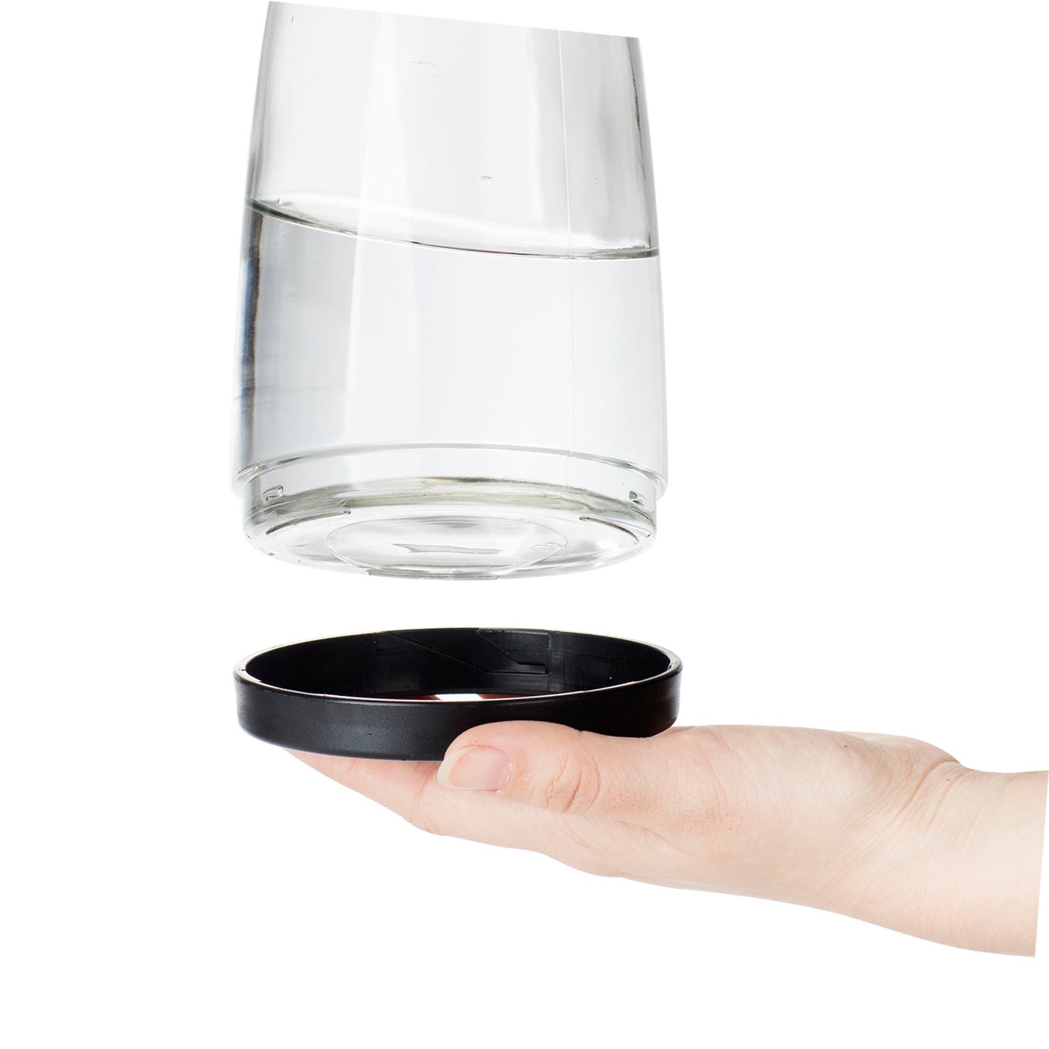 1 Liter Carafe with Black Lid - Juice Mixer Container
